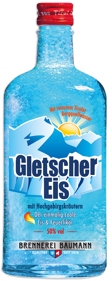 GletscherEis® - Brennerei-Baumann Feuerliköre aus Tirol hergestellt mit  reinstem Tiroler Bergquellwasser | Likör